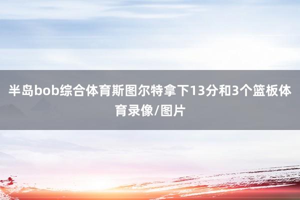 半岛bob综合体育斯图尔特拿下13分和3个篮板体育录像/图片