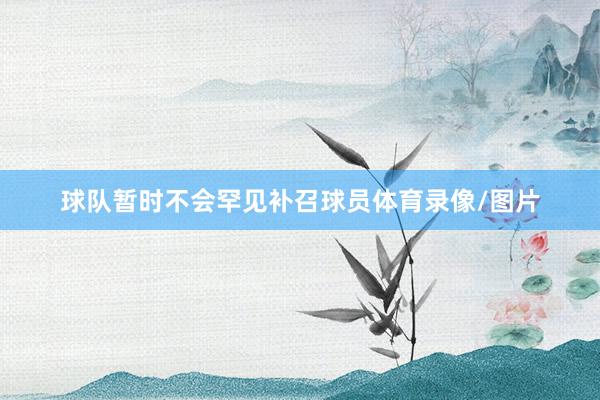 球队暂时不会罕见补召球员体育录像/图片