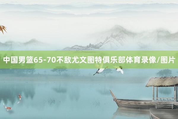 中国男篮65-70不敌尤文图特俱乐部体育录像/图片