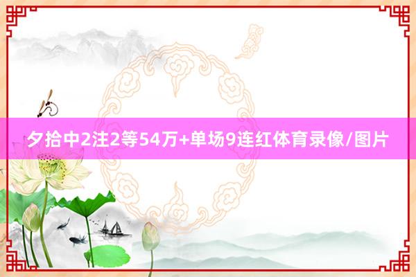 夕拾中2注2等54万+单场9连红体育录像/图片